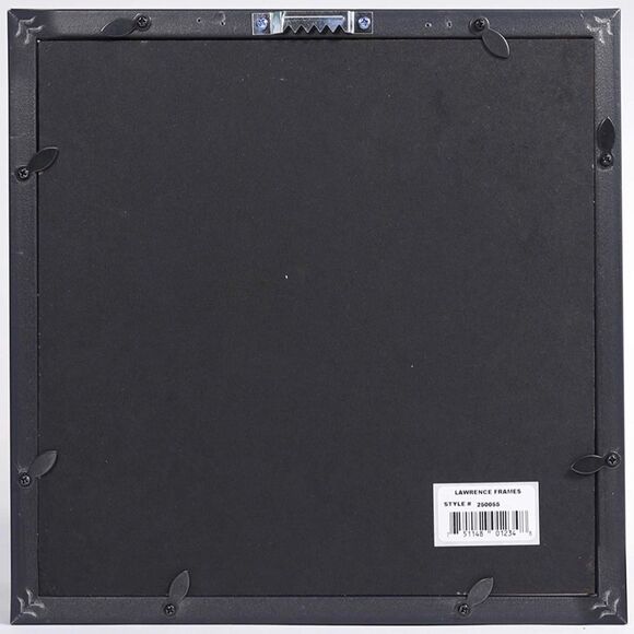 Square Black Wood Gallery Frame – 10x10 or 5x5 Modern Minimalist Wall Display - Picture 2 of 3